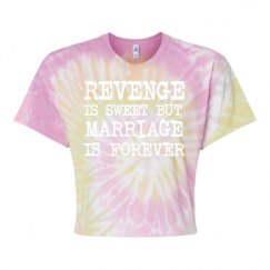 Women's Tie Dye Crop Top Tee