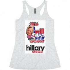 Ladies Slim Fit Super Soft Racerback Triblend Tank