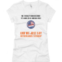 Ladies Slim Fit Basic Promo Jersey Tee