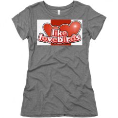 Ladies Slim Fit Super Soft Triblend Tee