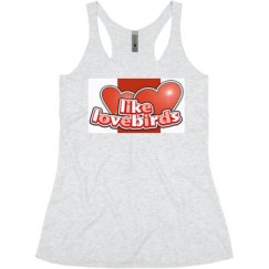 Ladies Slim Fit Super Soft Racerback Triblend Tank