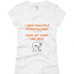 Ladies Slim Fit Basic Promo Jersey Tee