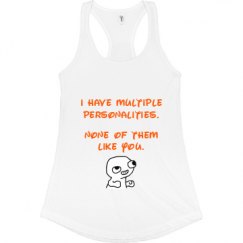 Ladies Slim Fit Racerback Tank Top