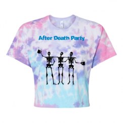 Women's Tie Dye Crop Top Tee