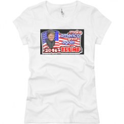 Ladies Slim Fit Basic Promo Jersey Tee