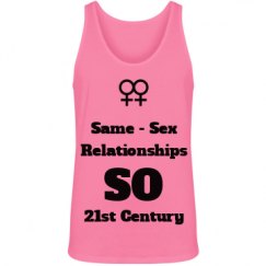 Unisex Jersey Neon Tank Top
