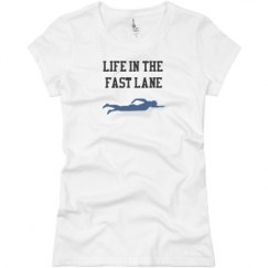 Ladies Slim Fit Basic Promo Jersey Tee
