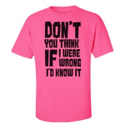 Unisex Ultra Cotton Safety Neon Crewneck Tee