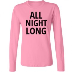 Ladies Relaxed Fit Basic Long Sleeve Tee