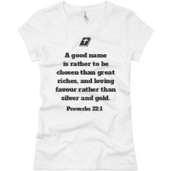 Ladies Slim Fit Basic Promo Jersey Tee