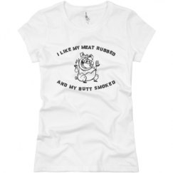 Ladies Slim Fit Basic Promo Jersey Tee