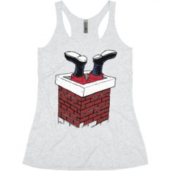 Ladies Slim Fit Super Soft Racerback Triblend Tank