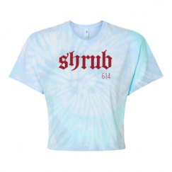 Women's Tie Dye Crop Top Tee