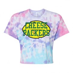 Women's Tie Dye Crop Top Tee