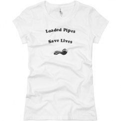 Ladies Slim Fit Basic Promo Jersey Tee