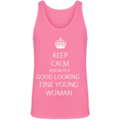 Unisex Jersey Neon Tank Top