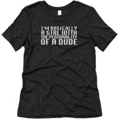 Ladies Relaxed Fit Super Soft Triblend Tee