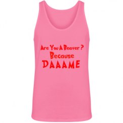 Unisex Jersey Neon Tank Top