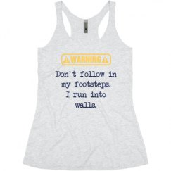 Ladies Slim Fit Super Soft Racerback Triblend Tank