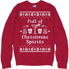 Full of Christmas Spirits Sweatshirt