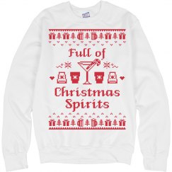 Full of Christmas Spirits Sweatshirt