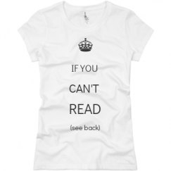 Ladies Slim Fit Basic Promo Jersey Tee