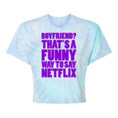 Women's Tie Dye Crop Top Tee