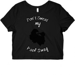 Ladies Slim Fit Crop Top Tee