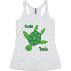 Ladies Slim Fit Super Soft Racerback Triblend Tank
