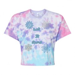 Women's Tie Dye Crop Top Tee