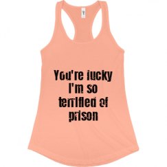 Ladies Slim Fit Racerback Tank Top