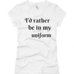 Ladies Slim Fit Basic Promo Jersey Tee