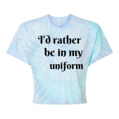 Women's Tie Dye Crop Top Tee