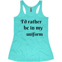 Ladies Slim Fit Super Soft Racerback Triblend Tank