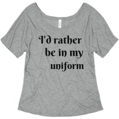 Ladies Flowy Slouchy Tee