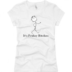 Ladies Slim Fit Basic Promo Jersey Tee