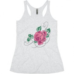 Ladies Slim Fit Super Soft Racerback Triblend Tank