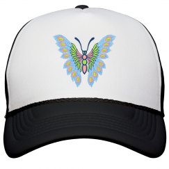Blue and Pink Butterfly