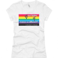 Ladies Slim Fit Basic Promo Jersey Tee