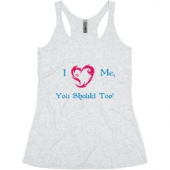 Ladies Slim Fit Super Soft Racerback Triblend Tank