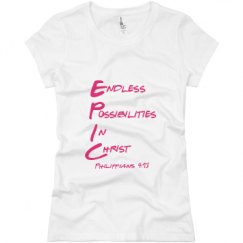 Ladies Slim Fit Basic Promo Jersey Tee