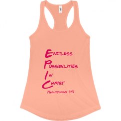 Ladies Slim Fit Racerback Tank Top