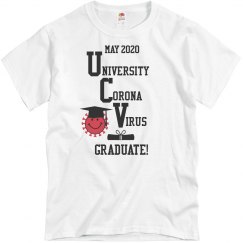 UNISEX University Of Corona Virus Tee