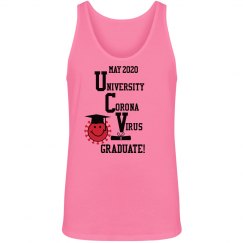 University Of Corona Virus Neon Tank Top