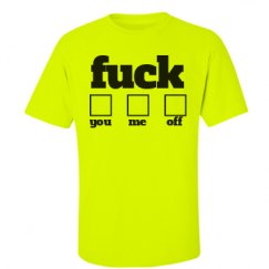 Unisex Ultra Cotton Safety Neon Crewneck Tee