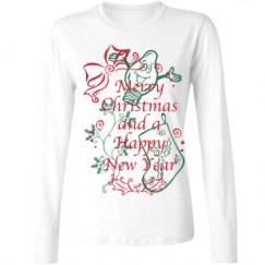 Ladies Relaxed Fit Basic Long Sleeve Tee