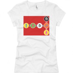 Ladies Slim Fit Basic Promo Jersey Tee