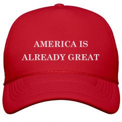 America is Already Great 1-color cap
