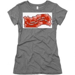 Ladies Slim Fit Super Soft Triblend Tee