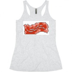 Ladies Slim Fit Super Soft Racerback Triblend Tank